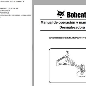 Bobcat Brush Saw Operation Maintenance Manual 6904202 ES