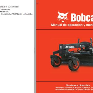 Bobcat Bulldozer 96 108 Operation Maintenance Manual 6987368 ES