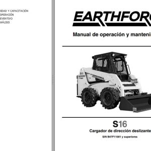 Bobcat EarthForce S16 Operation Maintenance Manual 7312958 ES