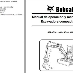 Bobcat Excavator E42 Operation Maintenance Manual ES