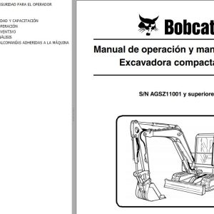 Bobcat Excavator E60 Operation Maintenance Manual ES