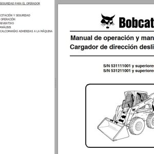 Bobcat Excavator S300 Operation Maintenance Manual ES