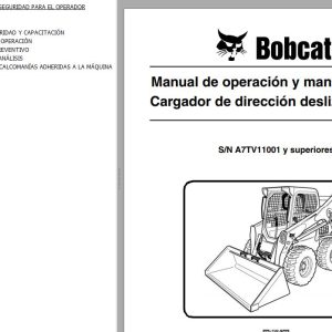Bobcat Excavator S530 Operation Maintenance Manual ES