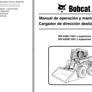 Bobcat Excavator S550 Operation Maintenance Manual ES