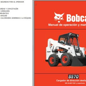 Bobcat Excavator S570 Operation Maintenance Manual ES
