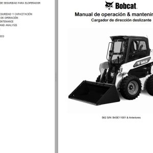 Bobcat Excavator S62 Operation Maintenance Manual 7353167 ES