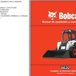 Bobcat Excavator S630 Operation Maintenance Manual ES