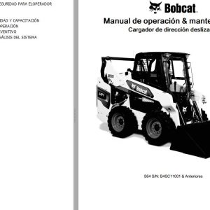 Bobcat Excavator S64 Operation Maintenance Manual 7353046 ES