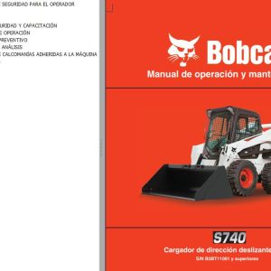 Bobcat Excavator S740 Operation Maintenance Manual 7252362 ES
