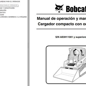 Bobcat Excavator T110 Operation Maintenance Manual 6904978 ES