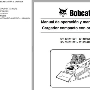 Bobcat Excavator T180 Operation Maintenance Manual ES