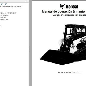 Bobcat Excavator T64 Operation Maintenance Manual 7353164 ES