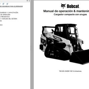 Bobcat Excavator T66 Operation Maintenance Manual 7353049 ES