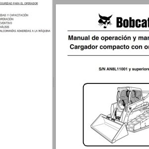 Bobcat Excavator T870 Operation Maintenance Manual ES