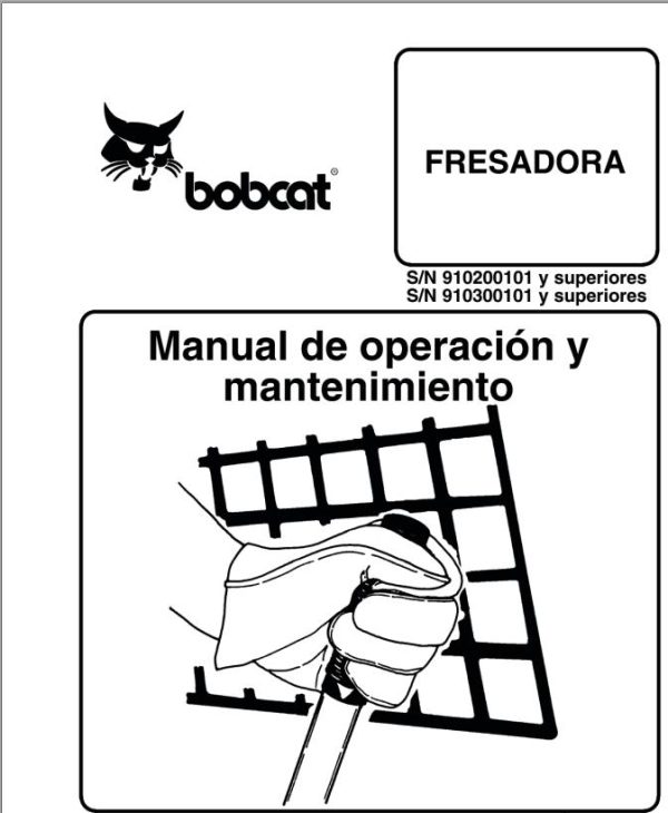 Bobcat Milling Machine Operation Maintenance Manual ES