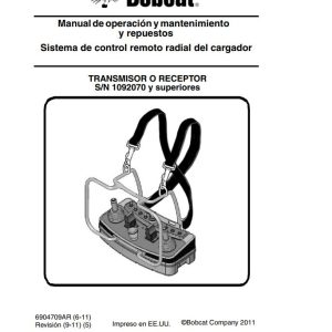 Bobcat Remote Control Operation Maintenance Manual 6904709 ES