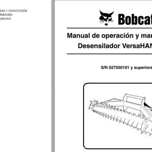 Bobcat Silage Defacer Operation Maintenance Manual 6902379 ES