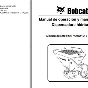 Bobcat Spreader HS8 Operation Maintenance Manual 6986894 ES