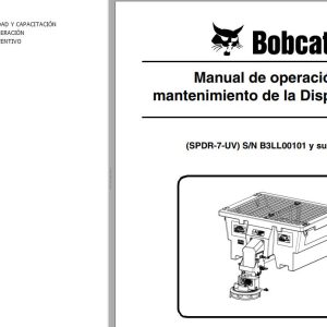 Bobcat Spreader SPDR 7 UV Operation Maintenance Manual 7257542 ES