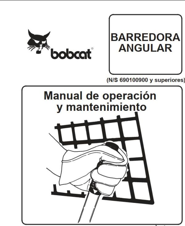 Bobcat Sweeper Angular Operation Maintenance Manual 6724359 ES