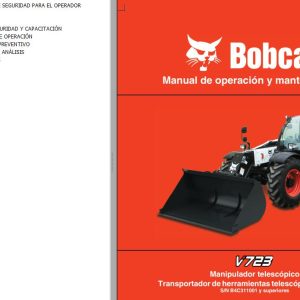 Bobcat VersaHANDLER V723 Operation Maintenance Manual 7324186 ES