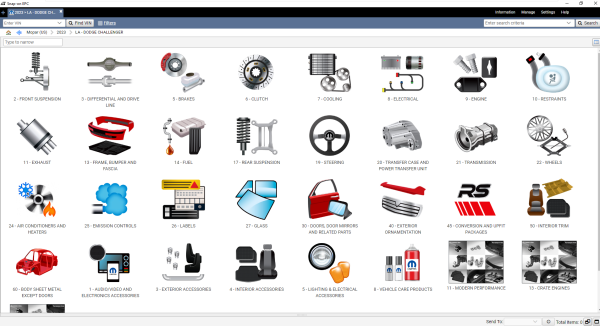 Chrysler Fiat Alliance FCA EPC5 International 04.2023 Spare Parts Catalogue 5