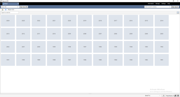 Chrysler Fiat FCA EPC5 06.2023 Spare Parts Catalogue 1