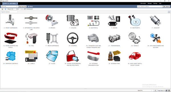 Chrysler Fiat FCA EPC5 06.2023 Spare Parts Catalogue 4