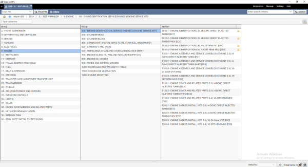 Chrysler Fiat FCA EPC5 06.2023 Spare Parts Catalogue 7
