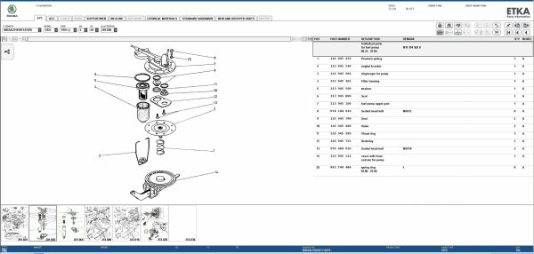 ETKA 8.2 Volkswagen Seat Skoda Audi Commercial Vehicles 05.2023 Spare Parts Catalog VMWare 9
