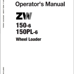 Hitachi Wheel Loader ZW150PL 6 Operators Manual ENMPTC ENJP1 4