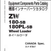 Hitachi Wheel Loader ZW180PL 5B Parts Catalog EN JP