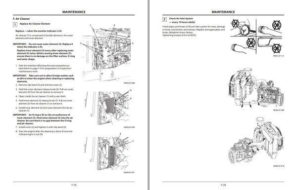 Hitachi Wheel Loader ZW180PL 6 Operators Manual ENMPD8 CA1 4 1