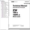 Hitachi Wheel Loader ZW180PL 6 Technical Manual