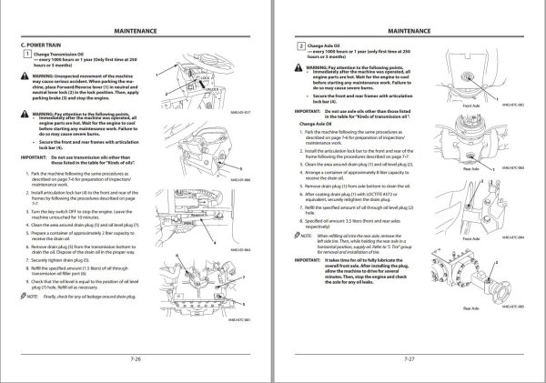 Hitachi Wheel Loader ZW20 Operators Manual EM4EJ 1 3 1