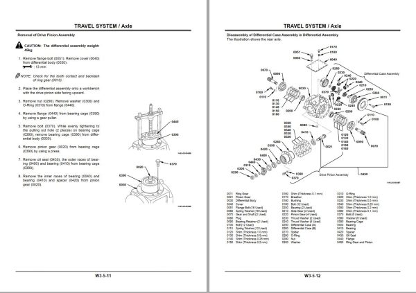 Hitachi Wheel Loader ZW20 Workshop Manual W4EJ E 00 1 1