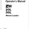 Hitachi Wheel Loader ZW20L Operators Manual EM4EN 1 2 1