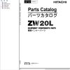 Hitachi Wheel Loader ZW20L Parts Catalogue EN JP