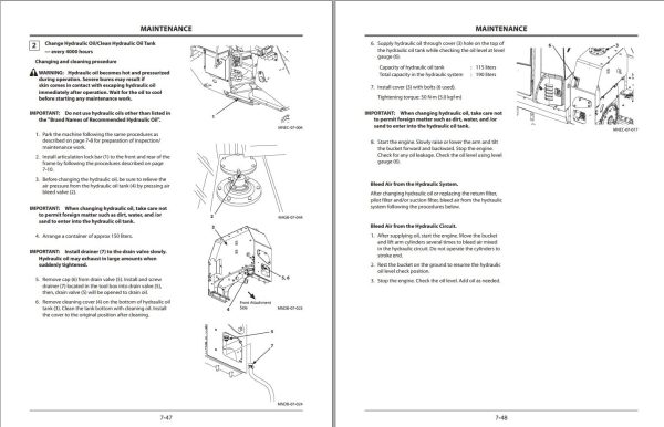 Hitachi Wheel Loader ZW220 5B Operators Manual ENMNEC CA2 4 1