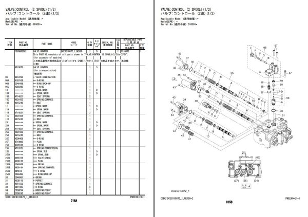 Hitachi Wheel Loader ZW220 5B Parts Catalog EN JP 1