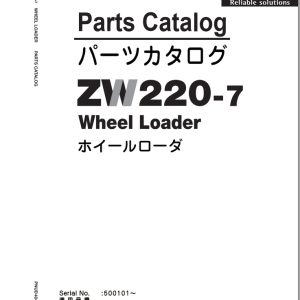 Hitachi Wheel Loader ZW220 7 Parts Catalog EN JP