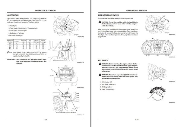 Hitachi Wheel Loader ZW220 Operators Manual EM4GB 1 1 1