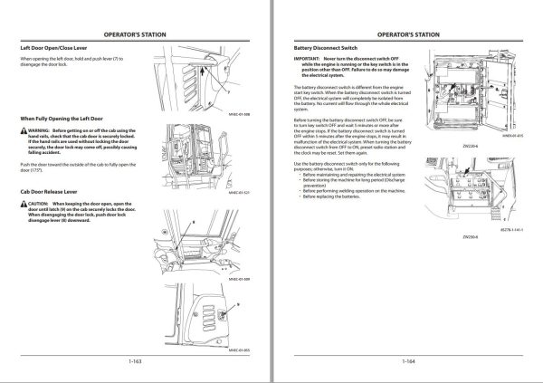 Hitachi Wheel Loader ZW250 6 Operators Manual 1