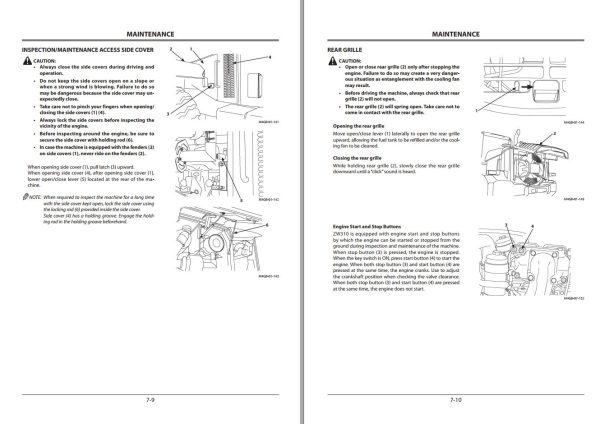 Hitachi Wheel Loader ZW250 Operators Manual EM4GB 1 1 1