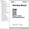 Hitachi Wheel Loader ZW250 Workshop Manual