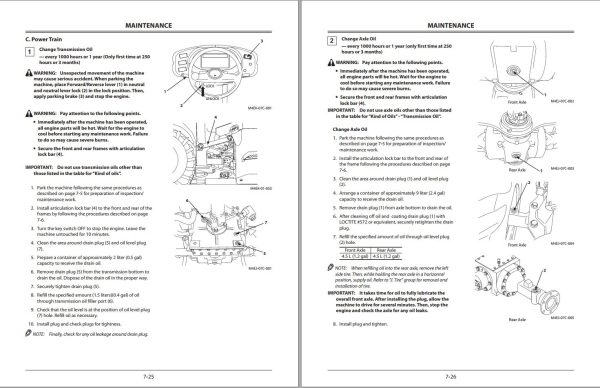 Hitachi Wheel Loader ZW30 5B Operators Manual 1