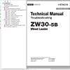 Hitachi Wheel Loader ZW30 5B Technical Manual