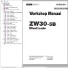 Hitachi Wheel Loader ZW30 5B Workshop Manual WNBB EN 00