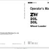 Hitachi Wheel Loader ZW30L Operators Manual EM4EN 1 2