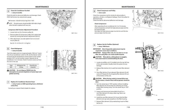 Hitachi Wheel Loader ZW310 5B Operators Manual ENMNFA CA1 4 1